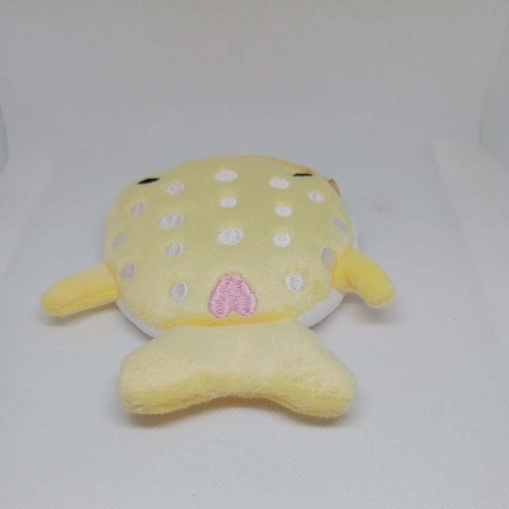 Yellow Whale Shark Coin Wallet Plush Bag Cute Key Or Earphone Pouch
